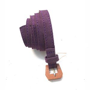 Eco-Friendly Handmade Suede Leather Belt